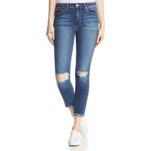 Joe's Jeans The Charlie High Rise Skinny Ripped Jeans Mandala Sz 27 NWT $198